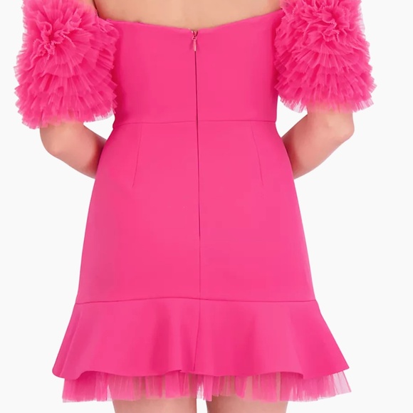 BCBGmaxazria Cocktail Tule Dress SAMPLE SIZE 6 - Picture 4 of 9